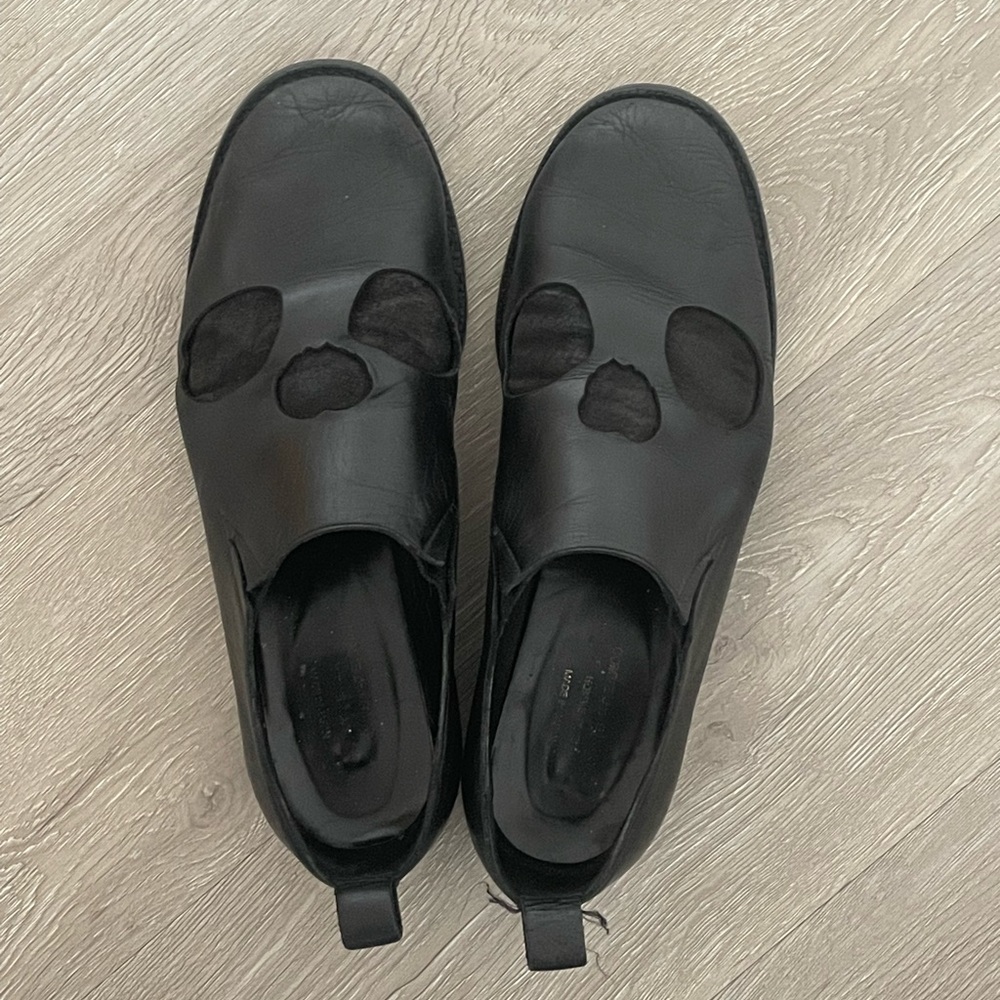 CDG Homme Plus Black Leather Loafers